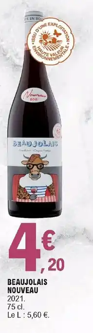 E.Leclerc Beaujolais Nouveau offre