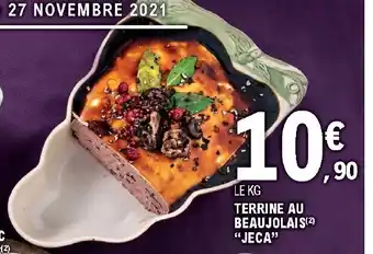 E.Leclerc Terrine Au Beaujolais "Jeca" offre