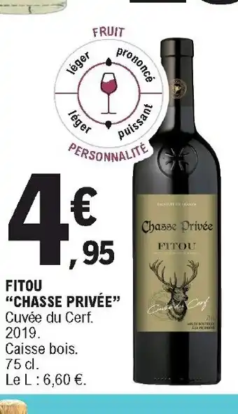 Fitou "Chasse PrivĂše'