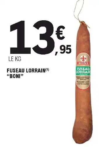 E.Leclerc Fuseau Lorrain "Boni" offre