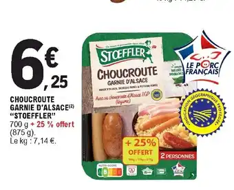 E.Leclerc Choucroute Garnie D'Alsace "Stoeffler" offre