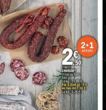 E.Leclerc Chorizo offre