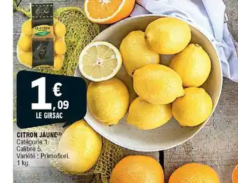 E.Leclerc Citron Jaune offre
