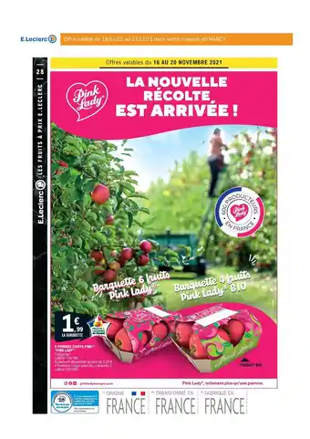 E.Leclerc 6 Pommes Cripps Pink "Pink Lady" offre