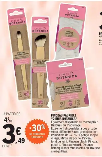 Pinceau Paupière "Omnia Botanica"