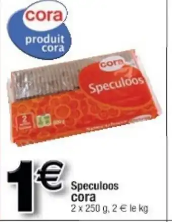 Cora x Carrefour Speculoos offre