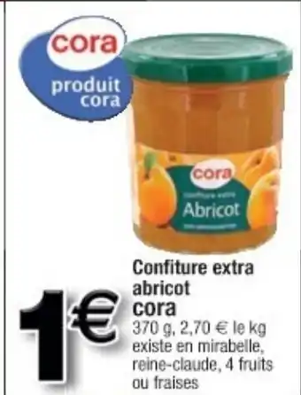Cora x Carrefour Confiture extra offre