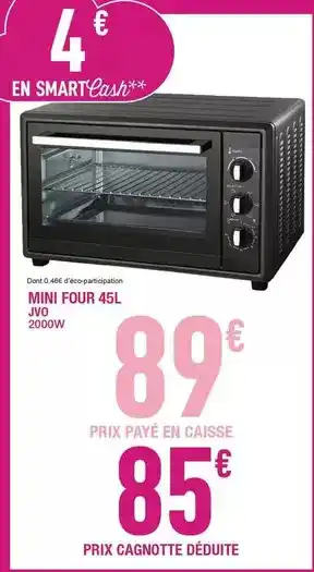 Carrefour Mini four jvc offre