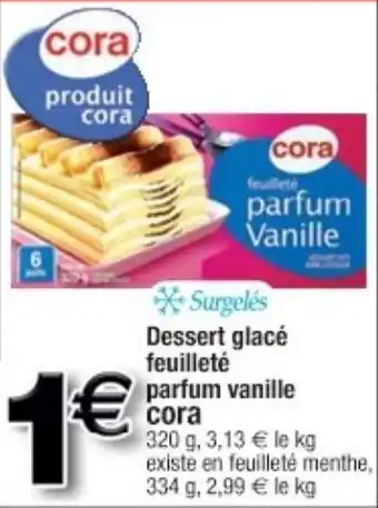 Cora x Carrefour Dessert glacé offre