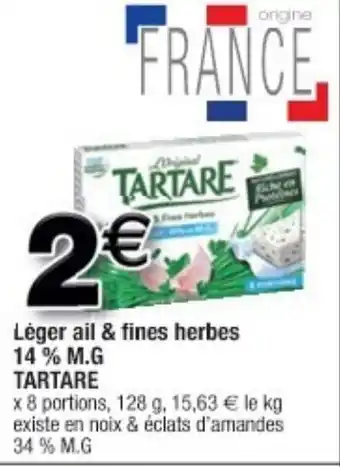 Cora x Carrefour Léger ail & fines herbes offre
