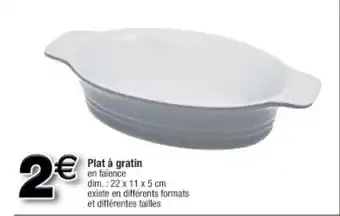Cora x Carrefour Plat à gratin offre