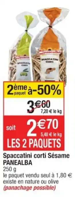 Cora x Carrefour Spaccatini corti sésame offre