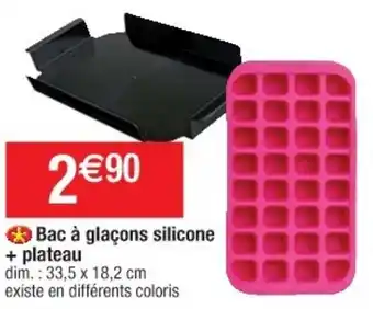 Cora x Carrefour Bac à glaçons silicone offre
