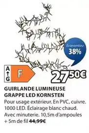 JYSK Guirlande lumineuse grappe led offre