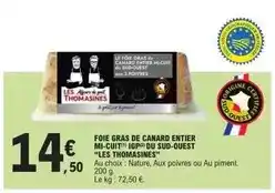 Intermarché Canard - gésiers confits de du sud-ouest offre