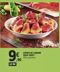 Intermarché Canard - cœurs de crus offre