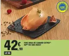 Intermarché Canard - cou de farci au foie gras 20% offre