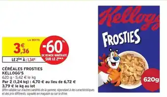 Intermarché Kellogg's - céréales frosties offre