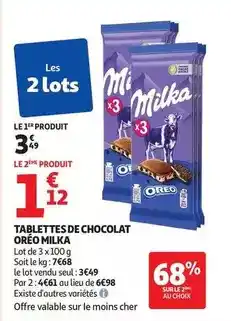 Intermarché Suchard - rochers lait offre