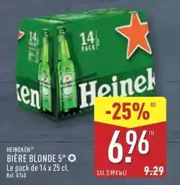 ALDI Heineken - bière blonde 5° offre