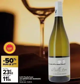 Carrefour Carrefour - a.o.p pouilly func les apéritifs offre