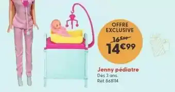 La Grande Récré Jenny pédiatre offre