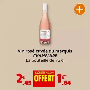 Coccinelle Supermarché Vin rosé cuvée du marquis offre