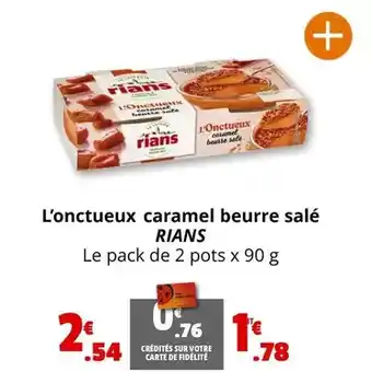 Coccinelle Express Rians - l'onctueux caramel beurre salé offre