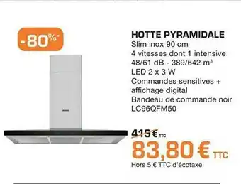 Hotte Pyramidale