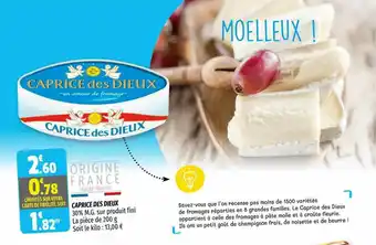 Coccimarket Caprice Des Dieux offre