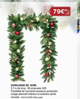 Costco Guirlande De Noël offre