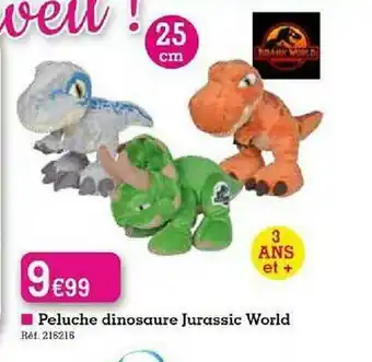 Peluche Dinosaure Jurassic World
