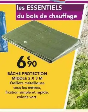 BĂąche Protection Middle 2 X 3 M