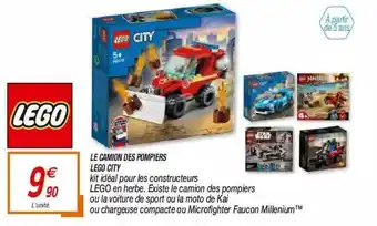 Netto Le Camion Des Pompiers Lego City offre