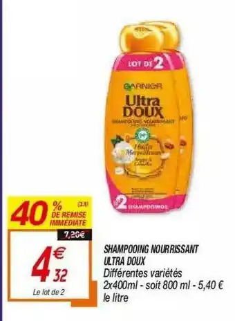 Netto Shampooing Nourrissant Ultra Doux offre