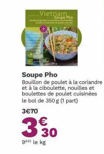 Picard Soupe Pho offre