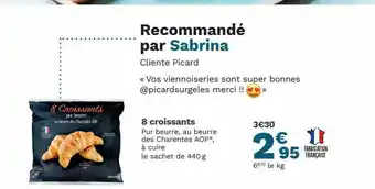 Picard 8 Croissants offre