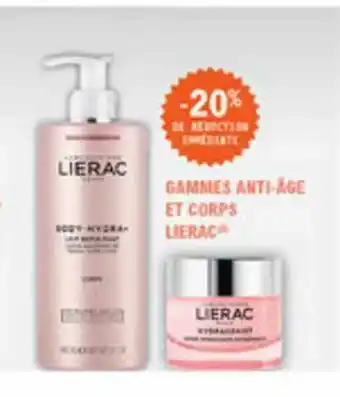 E.Leclerc Parapharmacie Gammes Anti-âge Et Corps Lierac offre