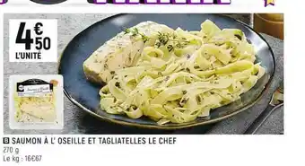 Saumon Ă L'oseille Et Tagliatelles Le Chef