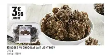 Casino Shop Roses Au Chocolat Lait Lightbody offre