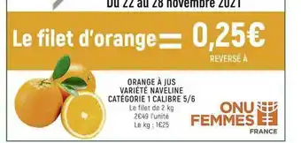 Orange Ă Jus Naveline