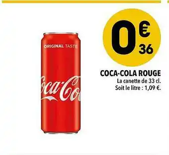 Supeco Coca-cola Rouge offre