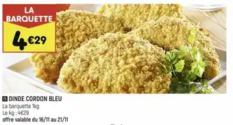 Dinde cordon bleu