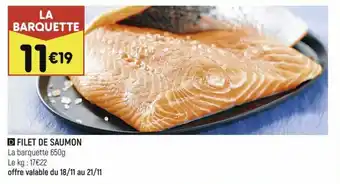 Leader Price Filet de saumon offre