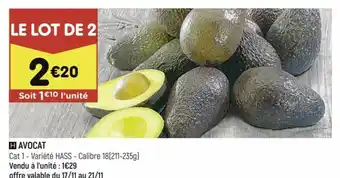 Leader Price Avocat offre