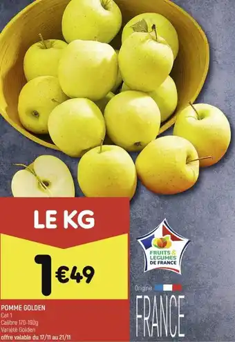 Leader Price Pomme golden offre
