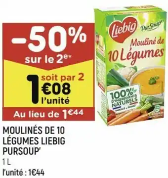 Moulinés de 10 légumes liebig pursoup