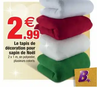 Bazarland Le tapis de décoration pour sapin de noël offre