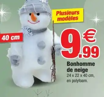 Bazarland Bonhomme de neige offre