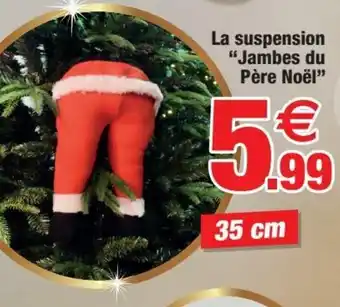 Bazarland La suspension "jambes du père noël" offre